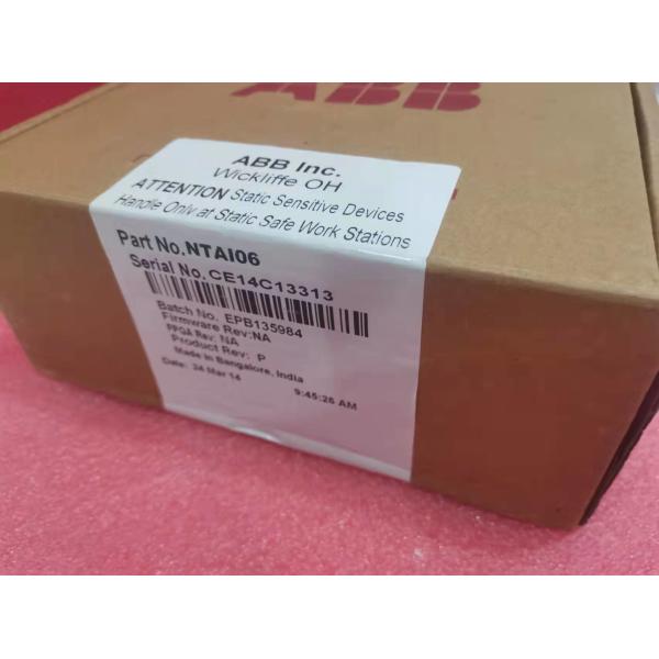 AC800M Series ABB Module NTAI06 Module AI Termination Unit 16 CH