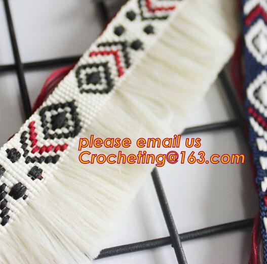 Polyester Yarn Tassel Fringe Trim for Curtain/Pillow Trimming of Home Textile
