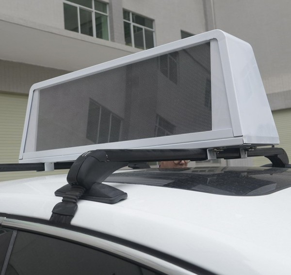 Digital car led display board , 3G taxi top sign 1/8 scanning