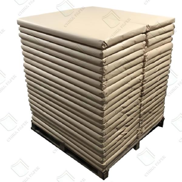 Recyclable And Biodegradable Kraft Paper Rolls Uncoated White / Bleached For Branding And Marketing
