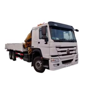 Weichai Motor High Power Horse Veículos Especiais SINOTRUK HOWO 8T Cranes