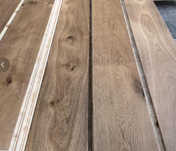 European Oak Composite Flooring Oak Veneer Flooring Wear Resistance