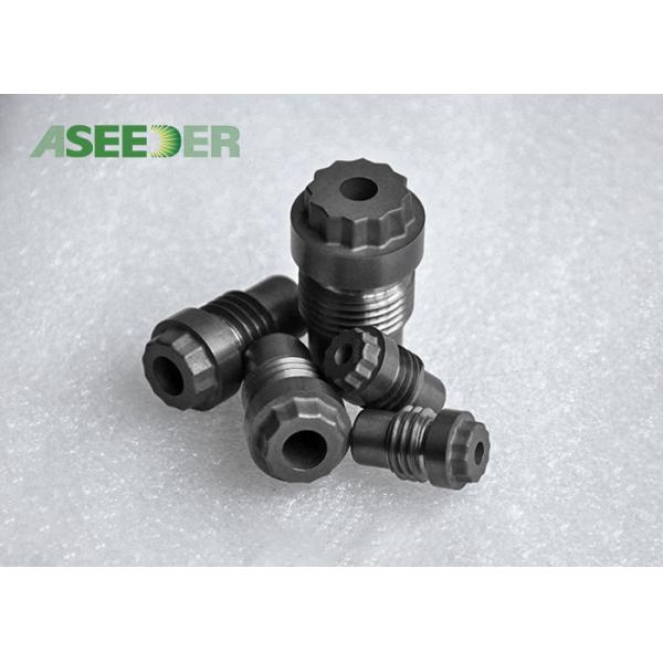 Polished Tungsten Carbide Sandblasting Nozzle / Durable Oil Spray Nozzle