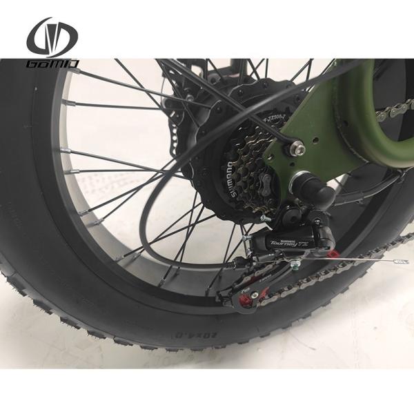 31-60km Electric Bicycle Full Suspension Retro Vintage E-Bikes With 500w 48v Fat Tire