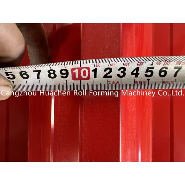 24 Rollers Steel Roofing Sheet Roll Forming Machine with 45# Steel Quenching and Plating and 12 Month Warranty