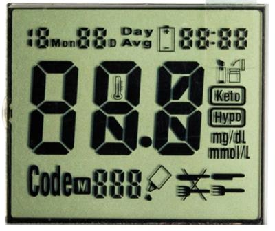 Customized Zebra Connector Household TN LCD Screen 41*37.5mm
