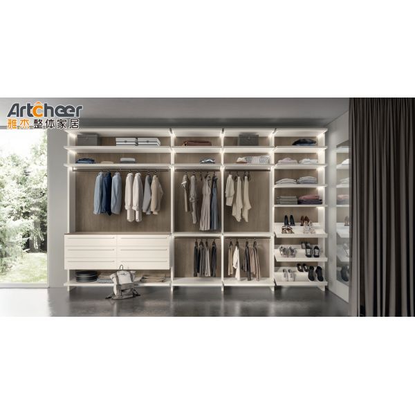 Luxury Minimalist Design Foldable Extendable Wardrobe Closet for Home and Office