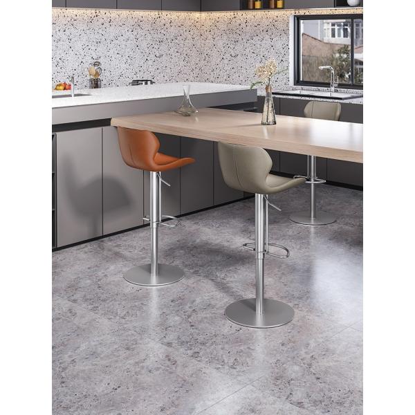 Hotel Restaurant Lift Swivel Bar Stool Light Luxury Home Bar Club Chairs