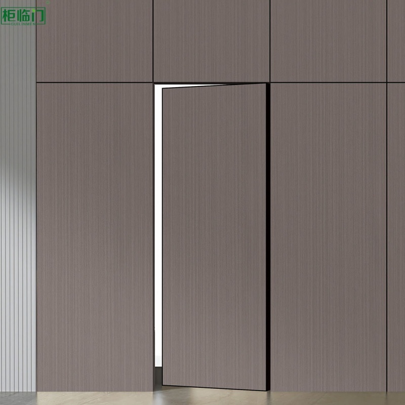 Hidden Frame Modern Aluminum Door Invisible Aluminium Honeycomb Door