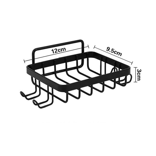 Wall Mounted Draining Soap Razor Saver Shower Wall Soap Dish Holder for Bathroom Tile