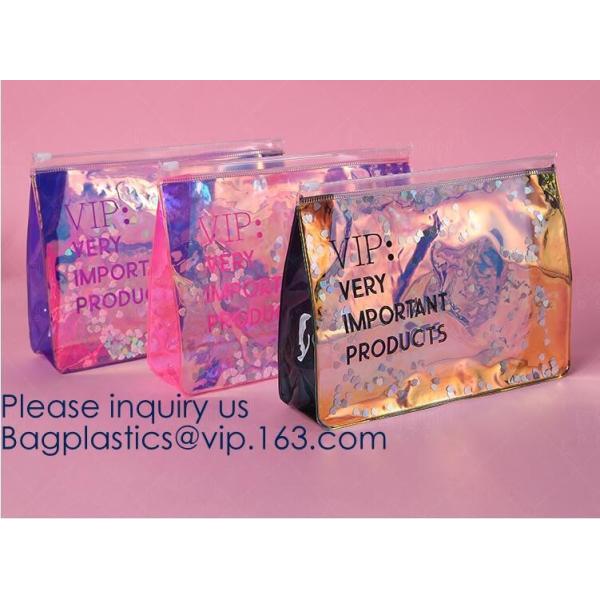 Custom Logo Glitter Cosmetic Makeup Eva Clear Pouch / Pouches,Smiggle Pencil Case With Glitter,Tissue Bag CD Case Docume
