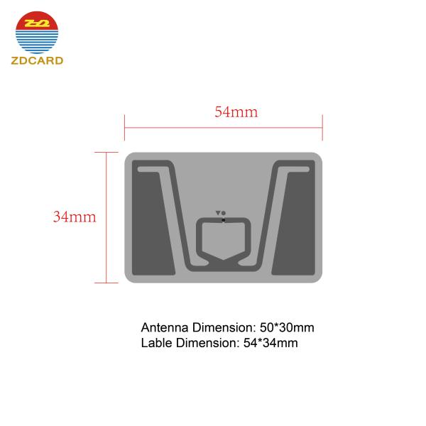 Ярлык/стикер/бирка одежды РФИД УХФ ИМПИНДЖ Монцы Р6 Принтабле для одежды одевают инвентарь