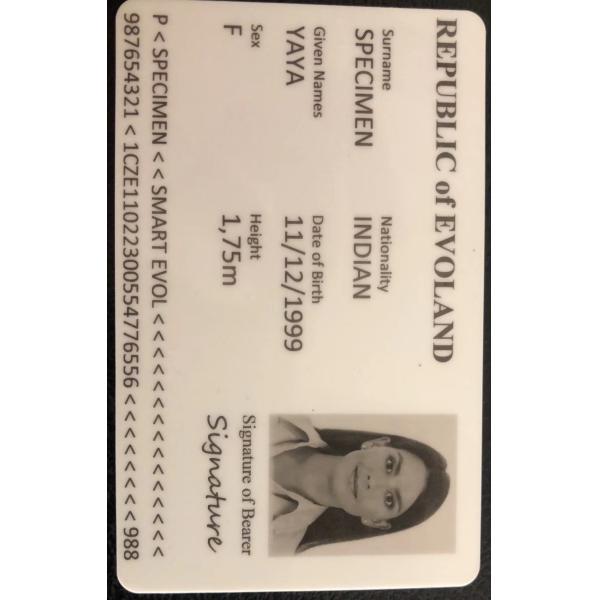 Demande parfaite de feuille en plastique à forte adhésion de PETG d'anti fausses cartes d'IC