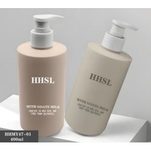 Customized Plastic Luxury Shampoo Bottles 400ml PE Bottle