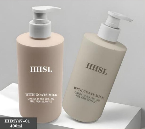 Customized Plastic Luxury Shampoo Bottles 400ml PE Bottle