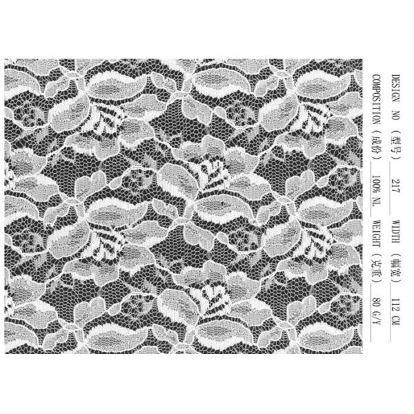 Классицистическая белая ткань шнурка хлопка, широкое уравновешивание шнурка хлопка для домашнего тканья