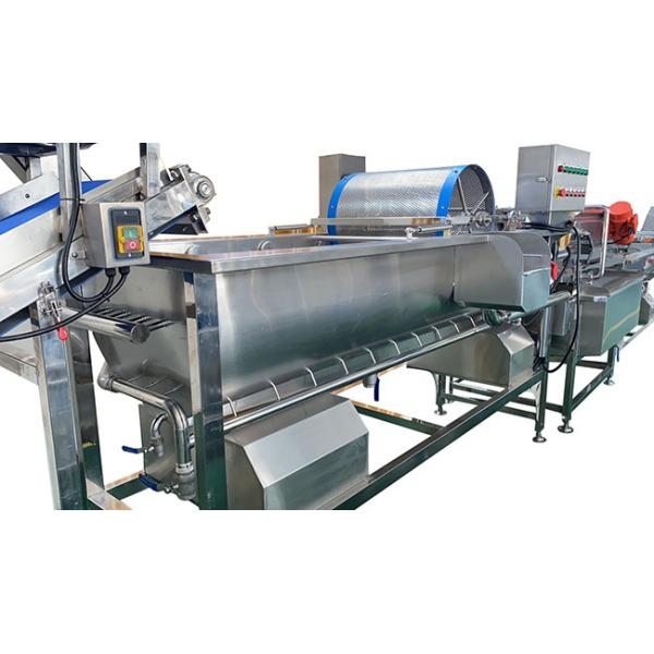 Lavadora automática de frutas y hortalizas de 4.8kw 1500 kg/h