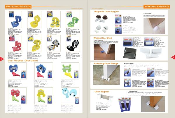 Antiwear Odorless Child Proof Door Stopper , Nonslip Foam Door Finger Guards