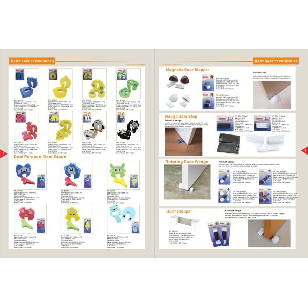 Antiwear Odorless Child Proof Door Stopper , Nonslip Foam Door Finger Guards