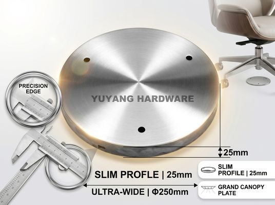 Ceiling Lamp Base Commercial Restaurant Cafe Pendant Light 3 4 5 Hole Plate Gold Bronze
