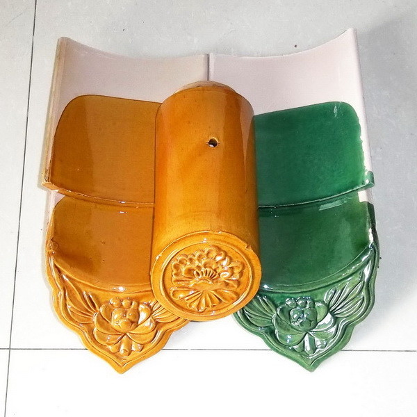 tejas de tejado japonesas de cerámica baratas de las tablas que cubren