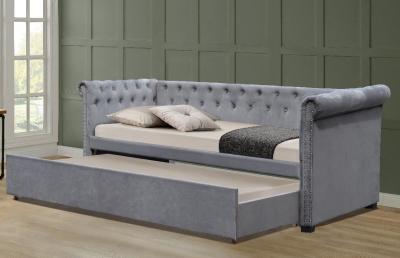 Daybed tapizado copetudo del gemelo