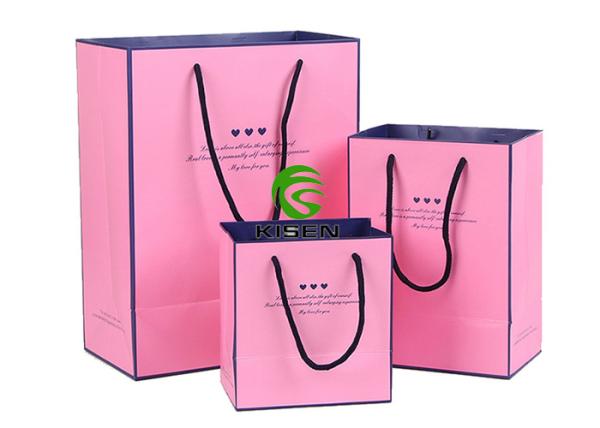 Art Paper Hair Extension Packaging Bags , Colorful Custom Hair Extension Bags
