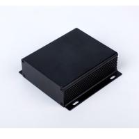 82*28*100mm 黒色アルミニウムヒートシンクエンクロージャ 電子プロジェクトボックス用 壁掛け可能