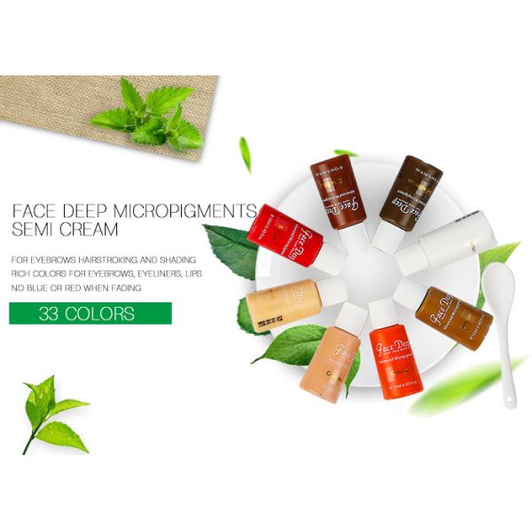 Permanent Makeup Eyebrow Tattoo Ink For Eyebrow / Eyeliner / Lip Body Tattoo Art 8ML/BOTTLE