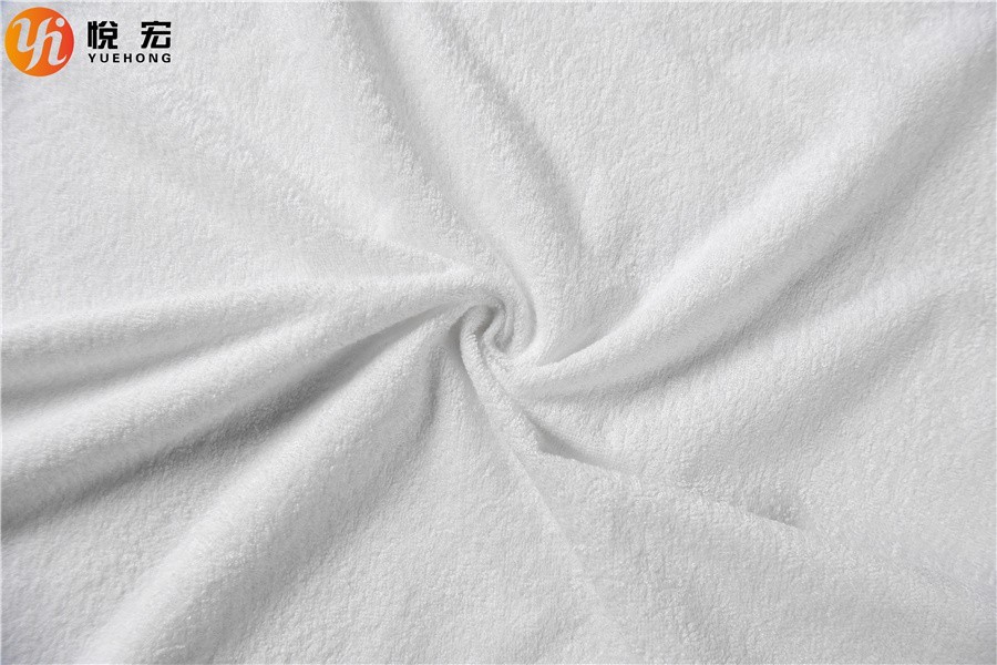 0.015mm Fim Cotton Bamboo French Terry Fabric 185gsm Organic Cotton Terry Fabric