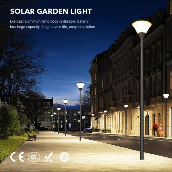 Solar Garden Pathway Lights Waterproof Outdoor LED Lights for Yard Patio Illumination