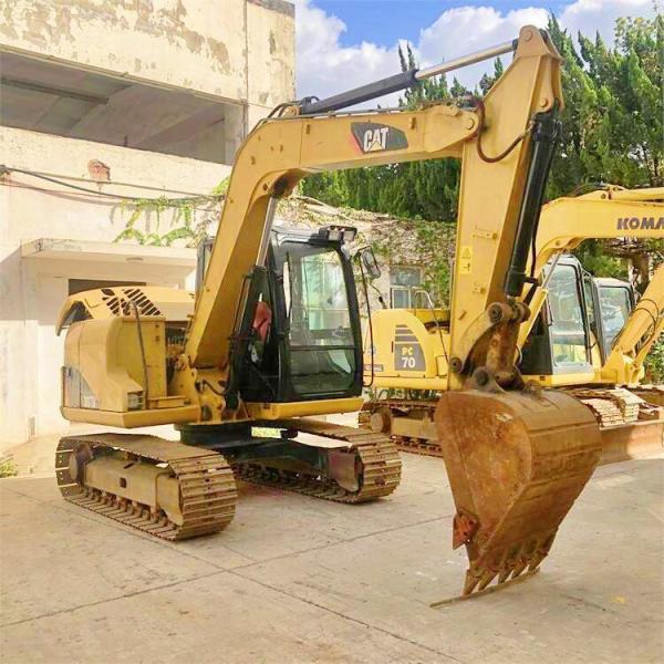 Excavateur Caterpillar Cat 307D d'occasion mini-excavateur de 7 tonnes d'occasion 2018 fabriqué au Japon