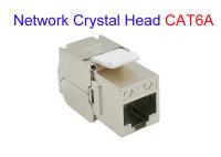 Ftp SFTP CAT6A a protégé le câble électrique de cuivre Glod a plaqué le réseau Crystal Head de Cat5e Cat7 RJ45