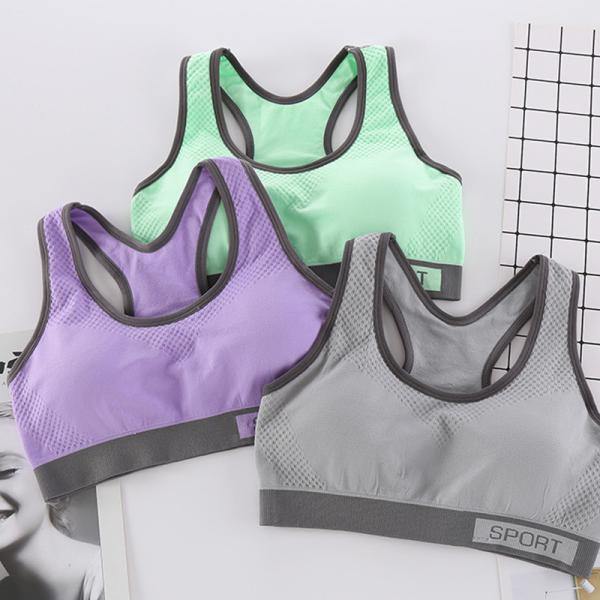 Solid Women High Impact Sports Bra Antishock Quick drying Short