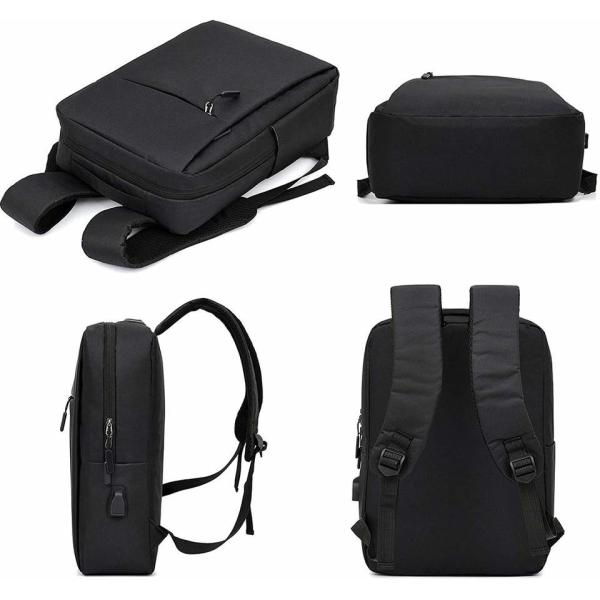 OEM Anti Theft USB Charging Backpack 15.6 Inch Laptop Briefcases For Men