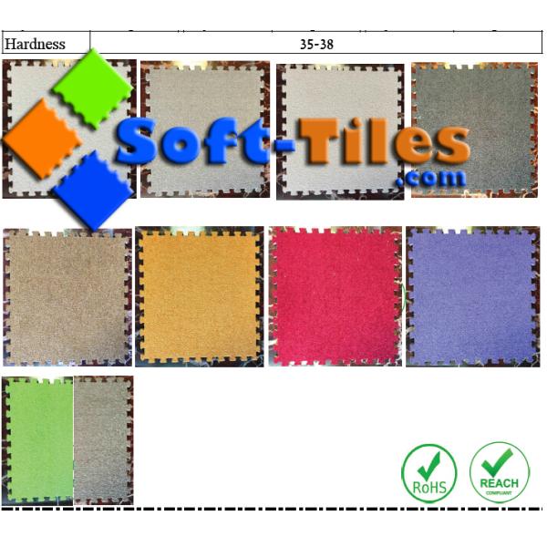 Multi половики пола полиэстера волос цвета 2mm 30*30cm