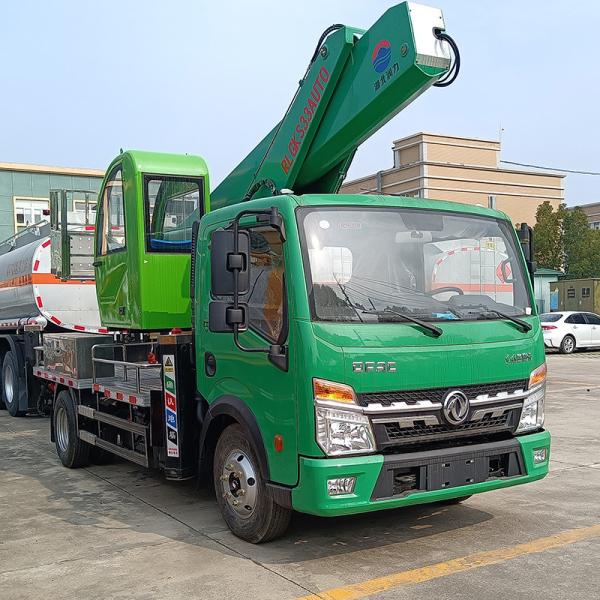 Hot-sale China Dongfeng New Diesel 33 m  Aerial Work Platform Self-Propelled Telescopic Booms Bucket Truck