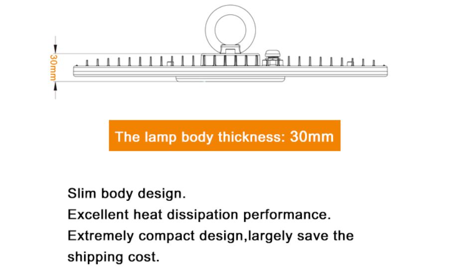 света супер тонкий 100W 150W 200 залива СИД UFO 50W SMD2835 ватт 4000Lm высокого