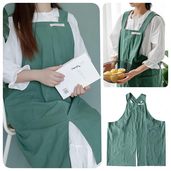 Shopping for Custom Logo Kitchen Chef Cooking Coffee Restaurants Cross Back Cotton Apron