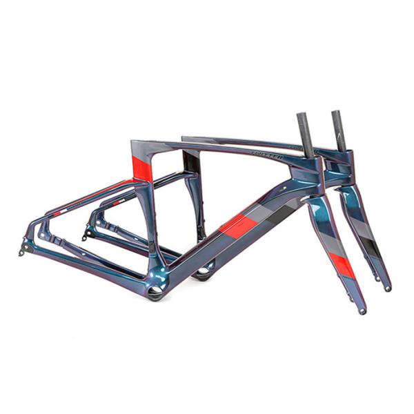 BB86 pressionou o quadro da bicicleta 700C, cabo escondido da bicicleta da estrada quadro de pouco peso