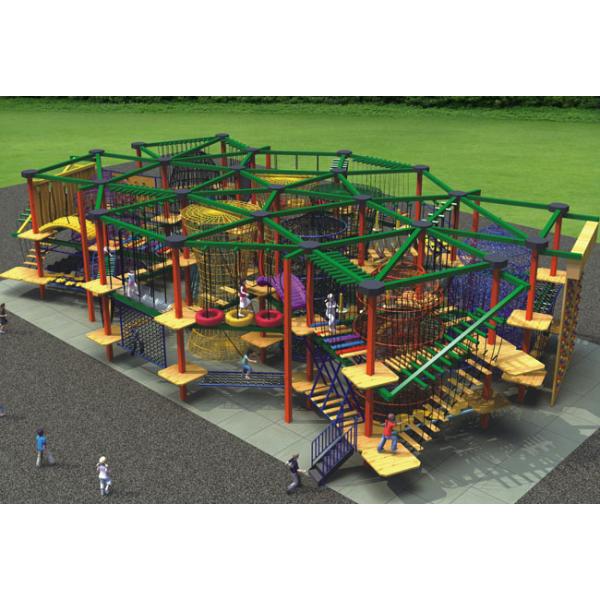 Safe Outdoor Adventure Playground For Park / School /  Mall