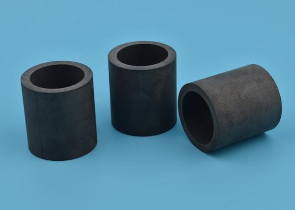 Thermal Shock Resistant Black Ceramic Tube / Black Ceramic Sleeve Bushing