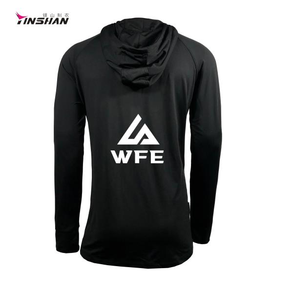 Polyester/Elastane Sportswear Lightweight Custom Printing Comfy Half Zipper Promo Hoodie