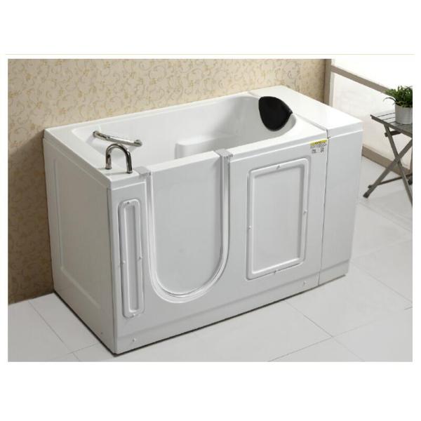 Acrylic White Walk In Bath And Shower / Jacuzzi Walk In Tub Size 1290*765*1015mm