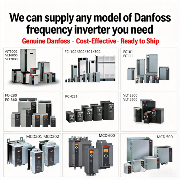 Original New Danfoss VLT 2800 Series Danfoss VFD VSD Frequency Inverter Converter AC Motor Variable Frequency Driver