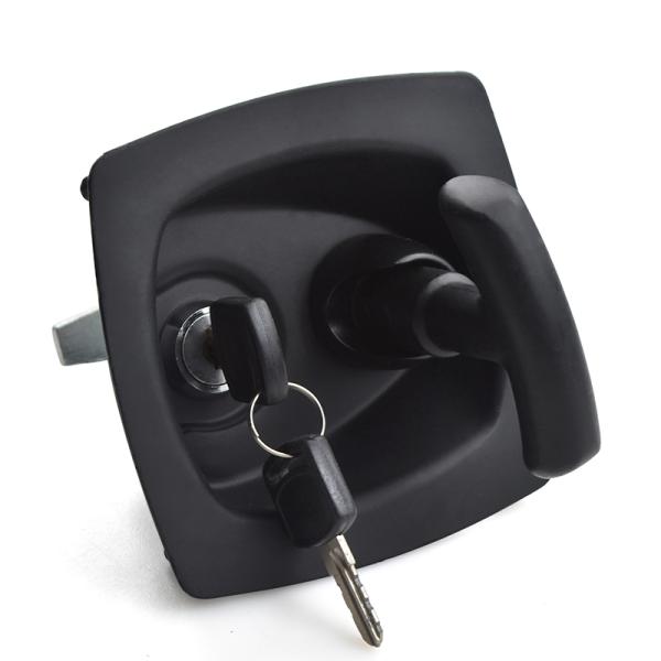 N4 Folding T Handle Central Locking Zinc Alloy Carbon Steel For Network Communication Equipment Power Cabinet