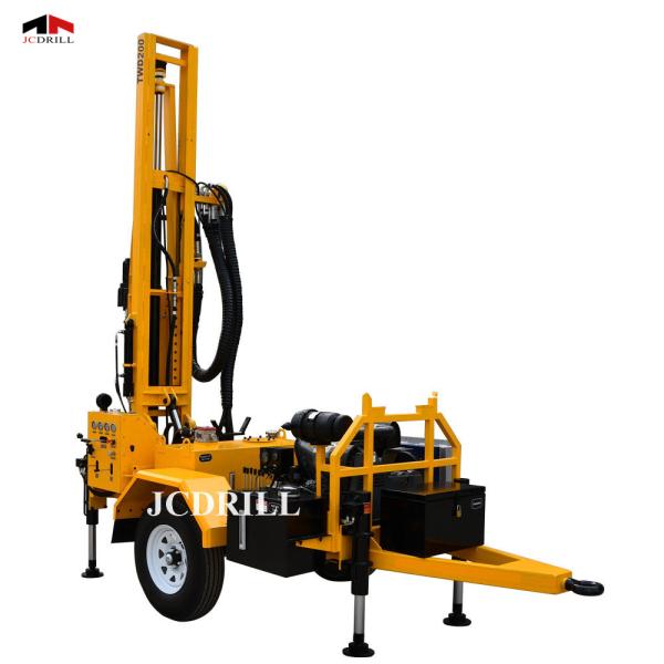 JC DRILL TWD 150 Wheel Trailer DTH Rig Water Well Drilling