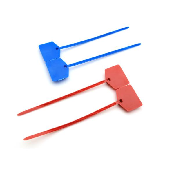120mm Length Self Locking Nylon Tie Wraps With Tamper Evident Plastic Security Seal