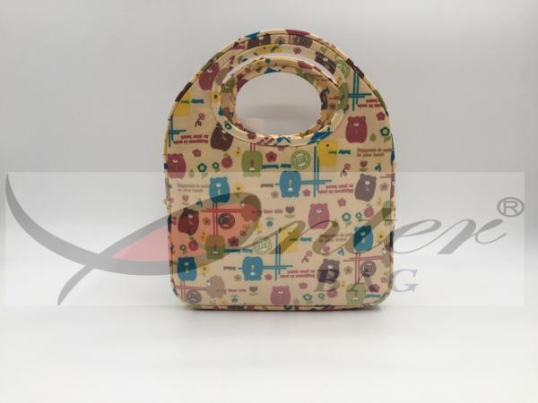 Multi Colors Teenager Small Picnic Cooler , Personalized Neoprene Lunch Tote