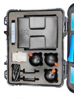 o equipamento da fiscalização do vídeo de 30m transmite o monitor audio da bola do vídeo do tempo real simultaneamente